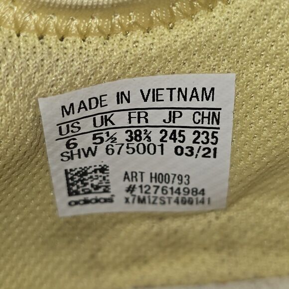 adidas NMD R1 Refined x Kevin Lyons Men's Sz 6 Women's Sz 7.5 Yellow Blue Shoes - Picture 9 of 9